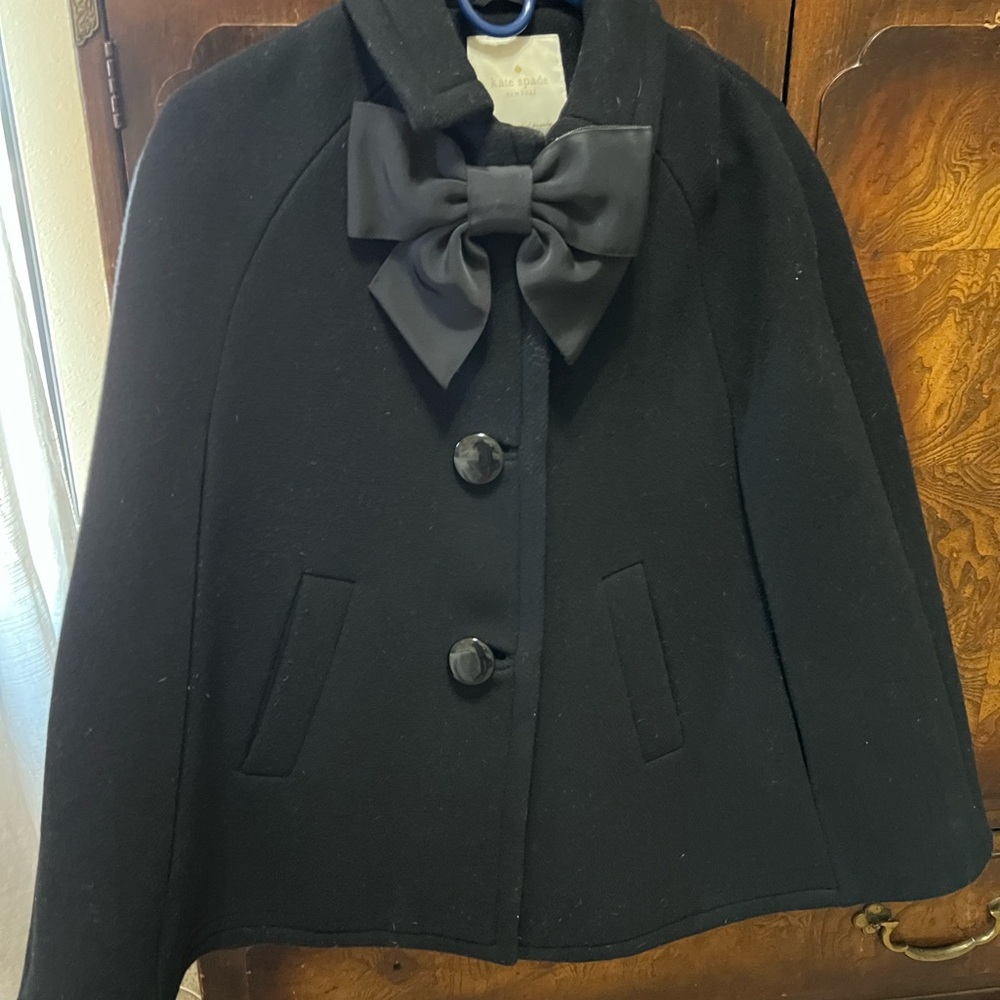Wool Kate Spade Cape Coat S